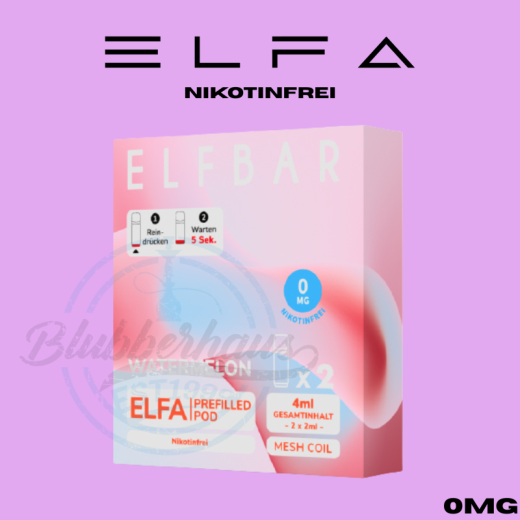 ELFBAR ELFA PODS Nikotinfrei 0mg - Watermelon