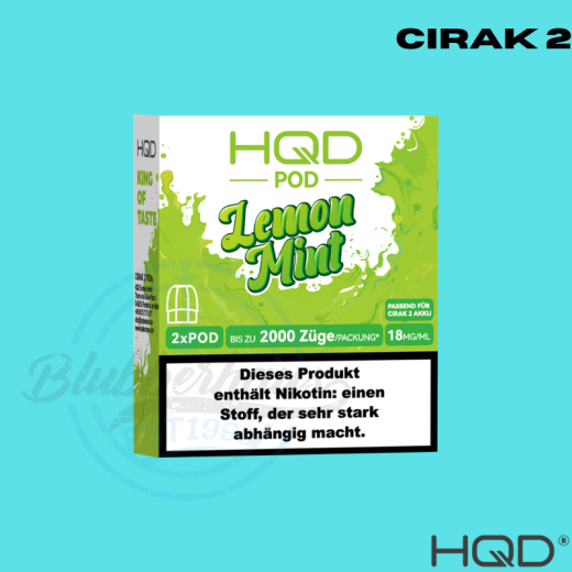 HQD Cirak 2 Pod - Lemon Mint