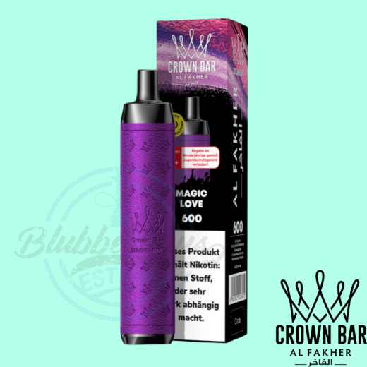 Al Fakher Crown Bar 600 Einweg Vape - Magic Love