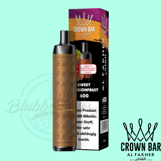 Al Fakher Crown Bar 600 Einweg Vape - Sweet Passionfruit