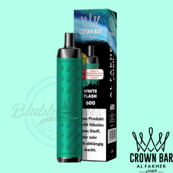 Al Fakher Crown Bar 600 Einweg Vape - White Flash