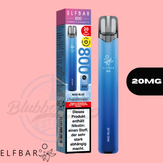 ELFBAR 800 Einweg Vape - Mad Blue
