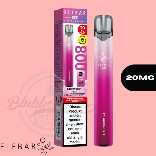 ELFBAR 800 Einweg Vape - Strawberry Ice