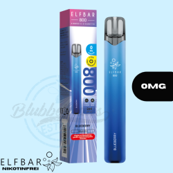 ELFBAR 800 Nikotinfrei Einweg Vape - Blueberry