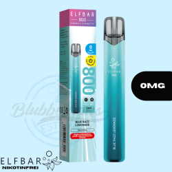 ELFBAR 800 Nikotinfrei Einweg Vape - Blue Razz Lemonade