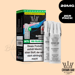 Al Fakher Crown Bar 600 POD - Blueberry Cherry