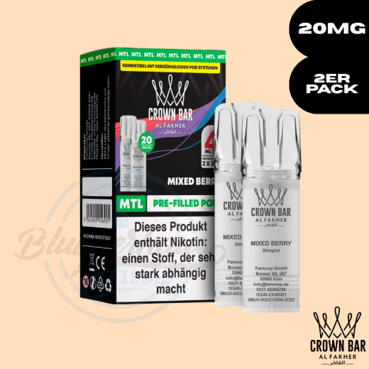 Al Fakher Crown Bar 600 POD - Mixed Berry