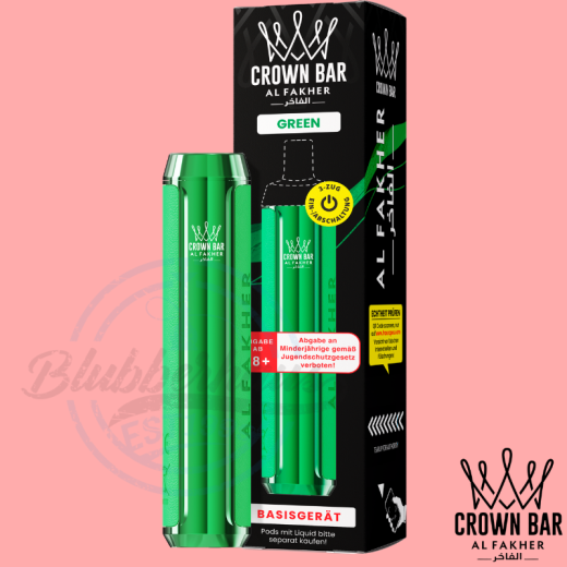 Al Fakher Crown Bar 600 Akkuträger - Green