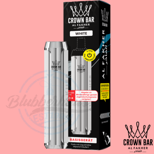 Al Fakher Crown Bar 600 Akkuträger - White