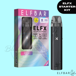 ELFBAR ELFX Refillable Pod Starter Kit - Black