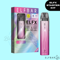 ELFBAR ELFX Refillable Pod Starter Kit - Silver Pink