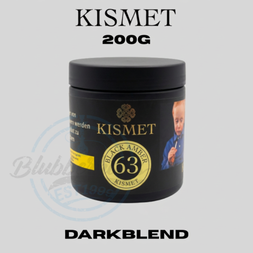 Kismet Shisha Tabak 200g - Black Amber