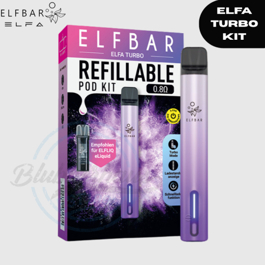ELFBAR ELFA Turbo - Aurora Purple - Refillable POD Kit