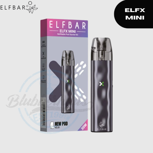 ELFBAR ELFX MINI - Grey - Refillable Pod Starter KIT