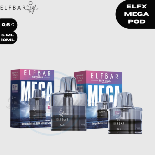 ELFBAR ELFX MEGA Refillable Pods 0.6