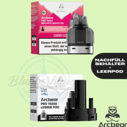 ARCBEAR PRO 15000 - Cherry Cola - POD + LEERPOD