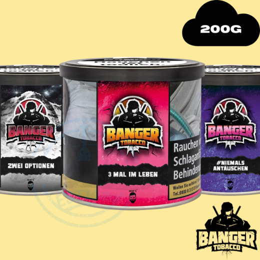 BANGER Shisha Tabak 200g