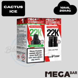 MEGABAR - CACTUS ICE - GT 22000 Pod + Leerpod