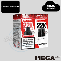 MEGABAR - DRAGONFRUIT - GT 22000 Pod + Leerpod