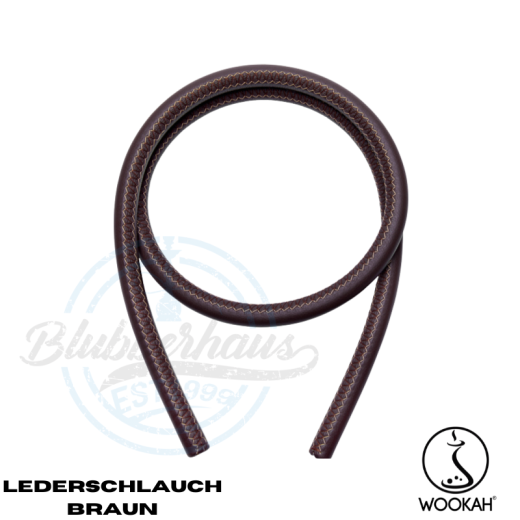 Wookah - Lederschlauch Braun