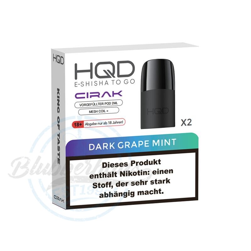 HQD Cirak Edition Pod-System – Dark Grape Mint, 6,50 €